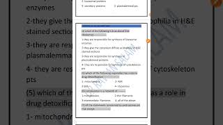 revision and mcq in cytology [upl. by Zachar]