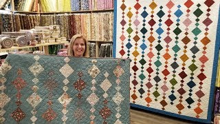 MADE MY OWN PATTERN Donnas FREE BEADS Quilt [upl. by Heddy]