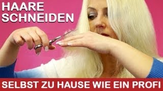 Haare selbst schneiden I selbst Stufen schneiden I DIY Tutorial zu hause wie ein Profi [upl. by Renat]