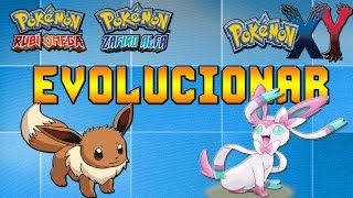 Como evolucionar a Eevee a Sylveon en Pokemon X Y [upl. by Tereb]