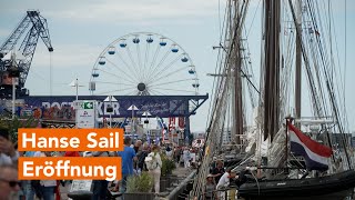 Start des maritimen Traditionsfestes – die Hanse Sail ist gestartet [upl. by Aleinad272]