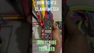 How to use Clamp Meter  How to Measure Current in Cables and SMDB [upl. by Jolie]