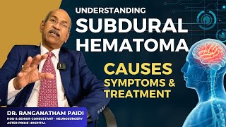 Subdural Hematoma  Causes  Symptoms  Treatment  Dr Ranganatham Paidi  Senior Consultant [upl. by Ynnod]