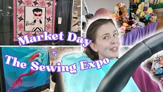 Visting the Sewing Expo amp A Craft Show  Small Business Market Vlog [upl. by Fugate386]