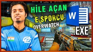 HİLE AÇAN E SPORCU FORSAKEN OVERWATCH YAPTIM Wordexe [upl. by Nolat]