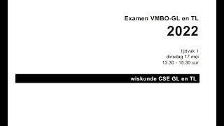 Wiskunde Examen Vmbo GLTL 2022 Tijdvak 1 Opg 05 tm 08 [upl. by Ordep962]