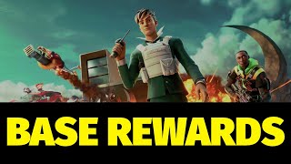 What are the Base Rewards for Chapter 4 Season 4 in Fortnite [upl. by Garaway]