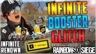 INSANE INFINITE RENOWN BOOSTER GLITCH  NEW UNLIMITED RENOWN GLITCH  SUPER EASY Rainbow Six Siege [upl. by Derayne]