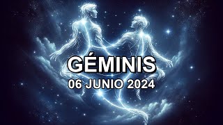 Horóscopo de hoy ♊︎ GÉMINIS  06 Junio 2024 géminishoroscopo [upl. by Shamus]