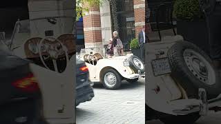 Great cabriolet on Yorkville Ave Toronto Ontario Canada [upl. by Euqinahs]