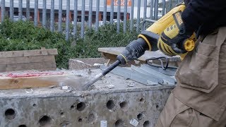 Dewalt D25810K SDS Max Chipping Hammer  Ideal for Light Construction Work [upl. by Odnalo]