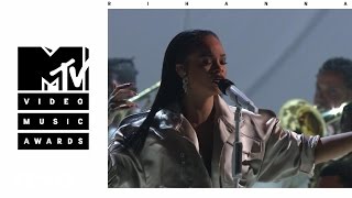 Rihanna  Stay  Love On The Brain  Diamonds Live From The 2016 MTV VMAs [upl. by Llehcram76]