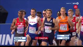 European Athletics Championships 2016  1500 Meters Final Men [upl. by Leaj633]