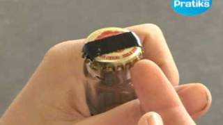 Comment ouvrir une bouteille en verre avec un briquet [upl. by Granthem]