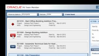 Primavera P6 Team Member Web Application [upl. by Asteria]