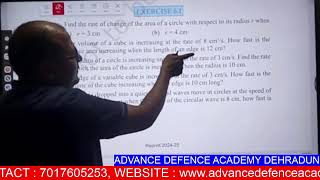 Application of Derivatives Rate of Change Lecture 1 [upl. by Plotkin272]