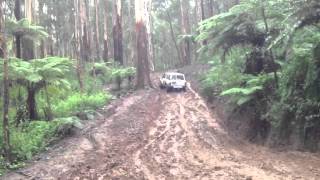 Mickey Thompson Baja ttc claws hopeless in bunyip slick mud [upl. by Nattirb]