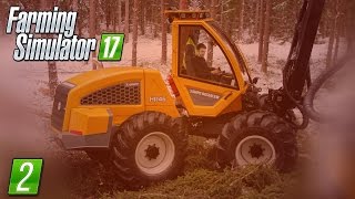 TĚŽBA DŘEVA  Farming Simulator 17 02 [upl. by Hadrian]