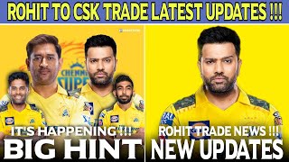 CSK To Trade Rohit Sharma Full Details  IPL 2024 Auction News [upl. by Oiram]