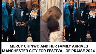 Mercy Chinwo And Her family Arrives Manchester City For festival of Praise 2024 [upl. by Aseram]