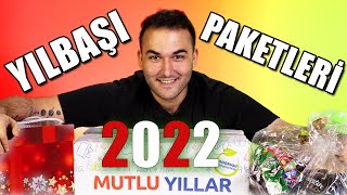 YILBAŞI PAKETLERİNİ İNCELEDİM 2022 [upl. by Einehpets]