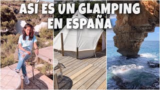 COMO ES UN GLAMPING EN ESPAÑA ⛺️Benitachell 🍹 [upl. by Ecirtahs757]