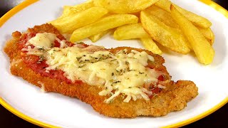 MILANESA NAPOLITANA 🍴 una receta de Cerdo muy CRUJIENTE [upl. by Tisdale]