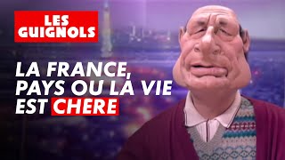 La France le pays ou la vie est plus chère  Les Guignols  CANAL [upl. by Adne]