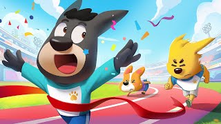 Sheriffs Sports Day  Police Cartoon  Cartoons for Kids  Sheriff Labrador  BabyBus [upl. by Leugimesoj]