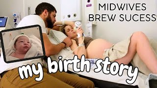 MIDWIVES BREW LABOUR INDUCTION WORKED  sixth child positive birth story [upl. by Ecnedurp]