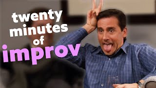 20 Minutes of Improvised Moments from The Office US  Comedy Bites [upl. by Ettevahs]