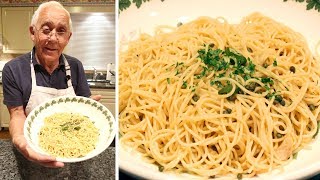 Spaghetti Aglio e Olio and Anchovies Recipe [upl. by Thgiwed]