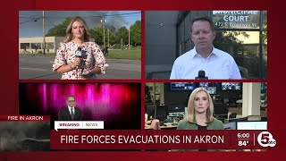 Latest updates on Akron chemical fire [upl. by Skelly]