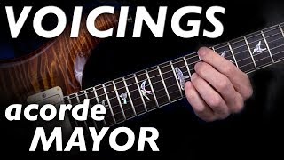 Voicings  acorde mayor [upl. by Soule547]