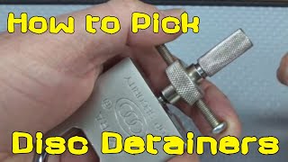 791 How to Pick Disc Detainer Locks [upl. by Hardunn966]