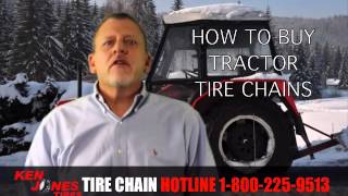 15x19 5 Tractor Tire ChainsCall 8002259513Snow Chains for Tractor Tires [upl. by Dnar]