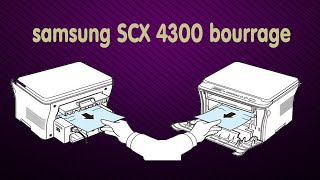 samsung SCX 4300 bourrage [upl. by Colson]