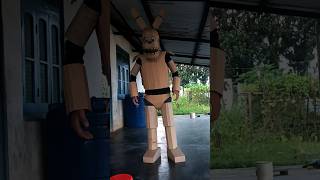 Springtrap cosplay make with cardboard cosplay springtrap fnaf craft [upl. by Linden]