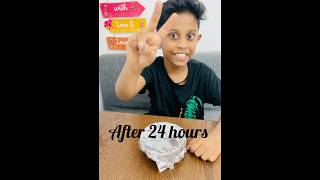 After school activities Egg in toothpaste for 24 hoursexperiment experiment kidsactivities kids [upl. by Winer]