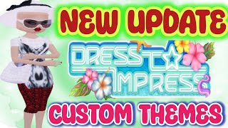 NEW UPDATE BUYING CUSTOM THEMES 5 DRESS CODES IMPRESS DRESS ROBLOX FASHION [upl. by Pickens428]