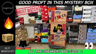 ALL SIZE 8 Sneaker Mystery Box from Capital Vegas  WAS IT WORTH IT [upl. by Nylasor]