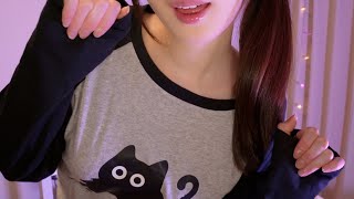 ASMR Japanese Onomatopoeia Trigger Words for Deep Sleep😪💤 hand movements cupped whispers [upl. by Sevy753]