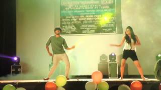 Group Dance performance by Sonia Shil and group Jaipuria college Freshers welcome 2015 [upl. by Beatrisa]