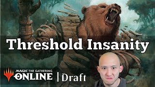 Threshold Insanity  Dominaria Remastered Draft  MTGO [upl. by Nosredneh]