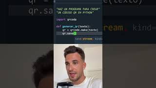 Crea Códigos QR en Python 📱🐍 [upl. by Marpet]