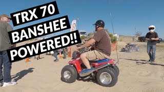 Banshee Powered TRX70 UTV TAKOVER 2018 [upl. by Nyleimaj]