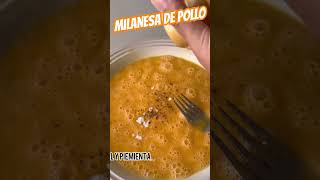 🍗MILANESA DE POLLO CON UNA CREMA DE HUMITA EXPLOTADA🔥 music recetas comida [upl. by Anderegg]