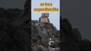 Climbing Mailbox Peak in Hail Snow hiking pnwadventures hikersofinstagram [upl. by Lekym]