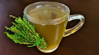 Thyme Ginger Tea  Ginger Tea  Best Home Remedy for Cold Cough and Sore Throat [upl. by Atinet683]