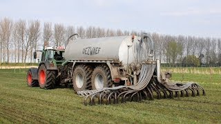 Fendt 820 vario amp Dezwaef 16m³  Loonwerken Claeys KMK  grasland injekteren [upl. by Inavihs955]